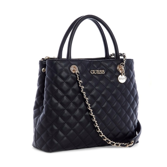 Guess Bags Nwt Guess Illy Society Quilted Satchel Poshmark